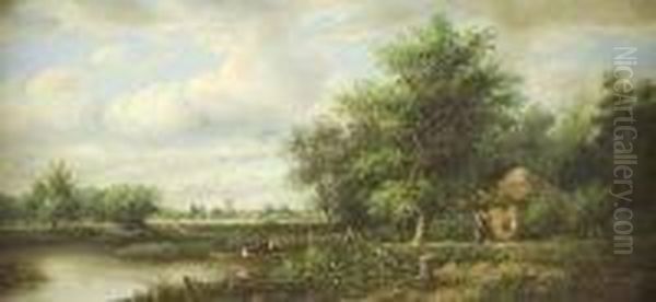 Leopold Rivers . Pastoral Idyll - view 1