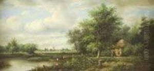Leopold Rivers . Pastoral Idyll by Leopold Rivers