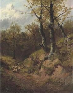 A Shepherd Returning Home by Leopold Rivers