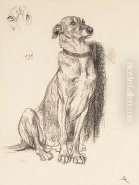 Study For The Dog In 'requiescat' - view 1