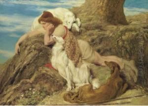 Endymion 'ah! Well-a-day, Why Should Our Young Endymion Pine Away!' by Briton Riviere