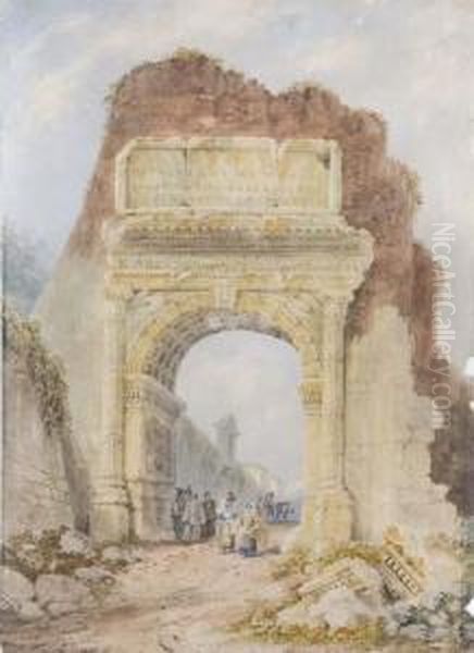 Roma, L'arco Di Tito - view 1