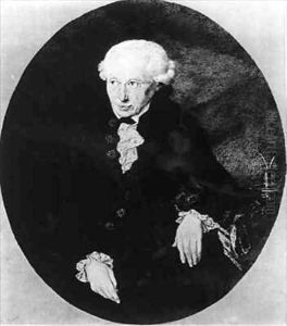 Portrait of Emmanuel Kant 1724-1804 by Dobler, Georg