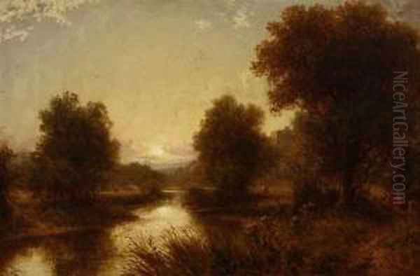 A Tonal Landscape At Sunset - view 1