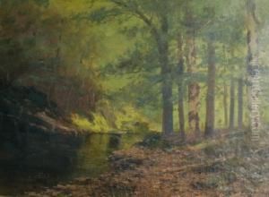 Forest Interior by Julian Walbridge Rix
