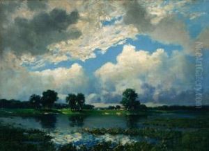 New England Summertime Landscape