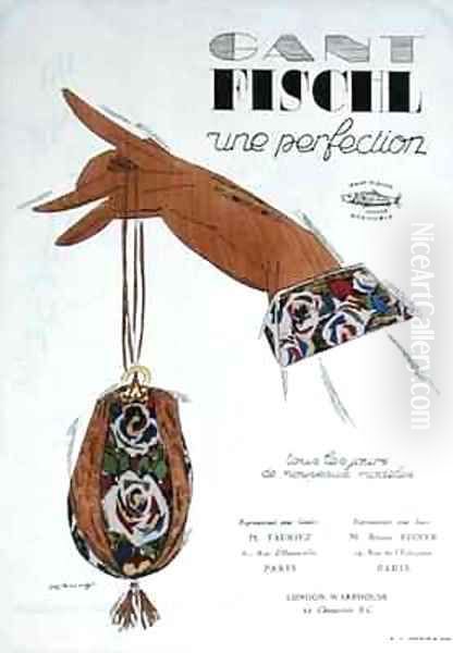 Advertisement for Fischl gloves - view 1