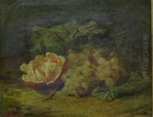 Category: Painting
 Description:stilleven Met Fruit by Henri Robbe