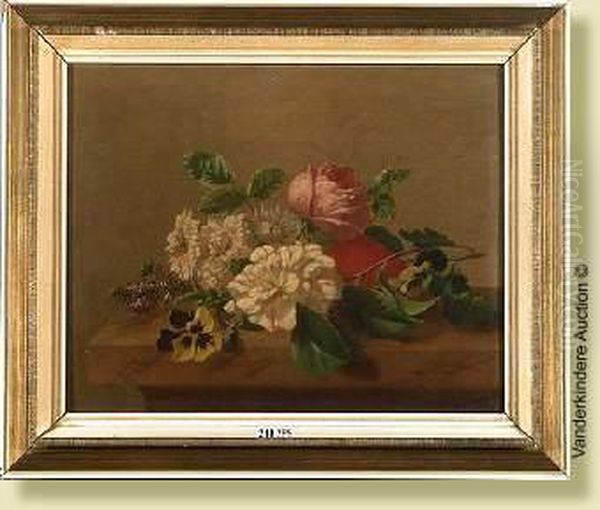 Bouquet De Fleurs Sur Un Entablement - view 1