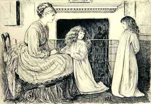 Childrens illustration by George L. Du Maurier
