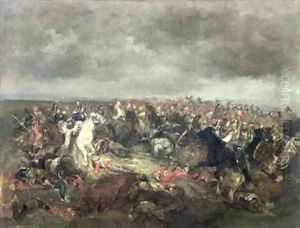 Marshal Ney 1769-1815 at Waterloo by Henri-Louis Dupray