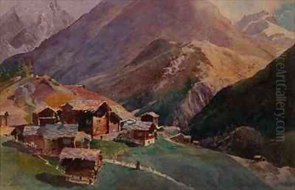 Zermatt from Platten - view 1