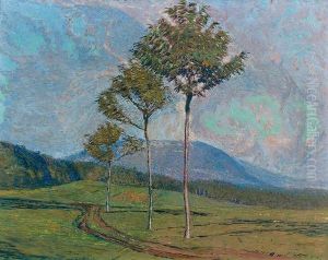 Landschaft Mit Baumen. Landschaft Mit Baumen.