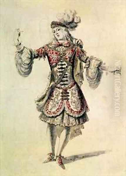 Costume design for a male dancer - view 1