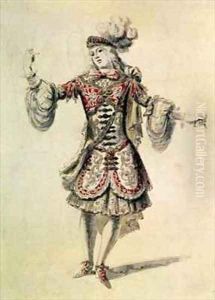 Costume design for a male dancer by Andre Derain