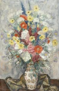 Grand Bouquet by Theophile Paul Robert
