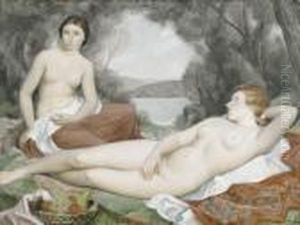 "baigneuses A La Corbeille De Fruits".