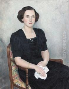 Portrat Von Madelaine Butticaz. Portrat Von Madelaine Butticaz.