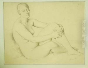 Femme Nue Assise