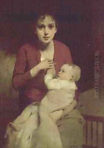 Mother and child - view 1