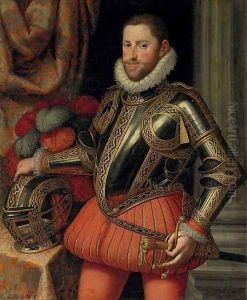 Portrait of Archduke Ernst of Austria by Martino Rota Dalmatia