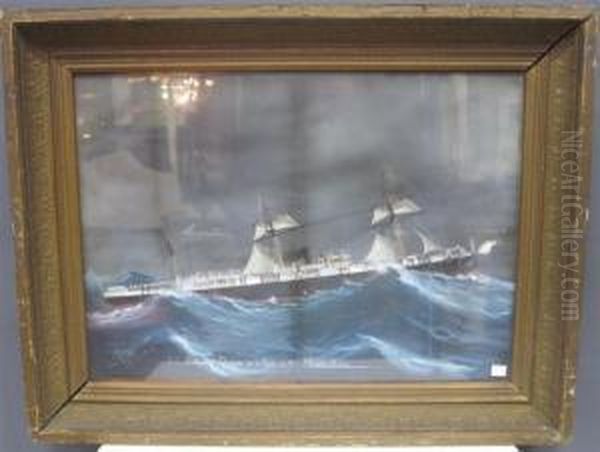 Signed Lower Left, Titled Below. 16.5 X 24." - view 1