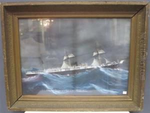 Signed Lower Left, Titled Below. 16.5 X 24." by Luigi Roberto