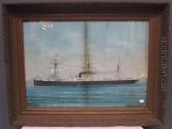 S.s. Bolivia Of Glasgow Entering Bay Of Naples - view 1