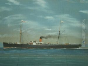 Montrant Le Manoubia Par Babord En Baie De Naples by Luigi Roberto