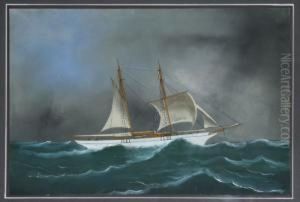 Ritratto Di Veliero In Navigazione by Luigi Roberto