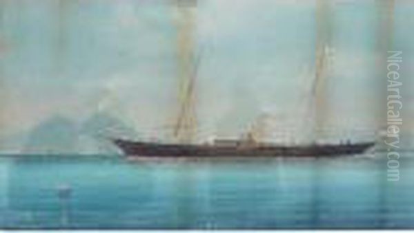 Britannia In The Bay Of Naples - view 1