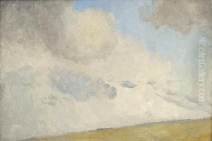 Cloud Study - Evening Glow by Tom Roberts