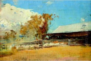 Shearing Shed, Newstead by Tom Roberts