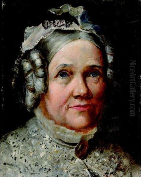 Two Portraits Of Joseph Welch And Mary Anne Welch - view 1