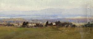 Distant Dandenongs by Tom Roberts