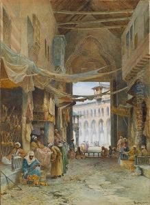 The Chief Entrance To The Grand Mosque Of Damascus (umayyad Mosque)