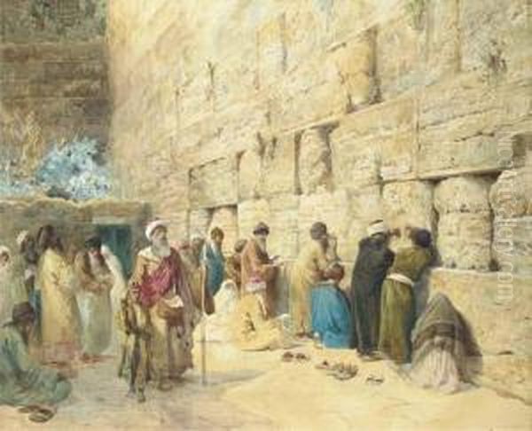 The Wailing Wall, Jerusalem - view 1