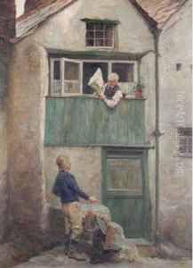 Discussing The Catch by George Edward Robertson