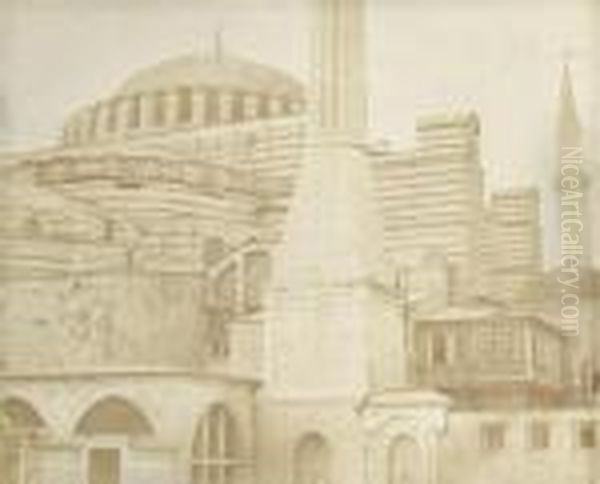 View Of The Hagia Sophia (detail) - view 1