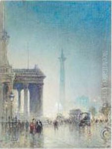 Trafalgar Square; St.james's Palace; People's Folly, Edinburgh by Percy Robertson