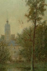 'le Monastere' Oil On Canvas by Tom Robertson