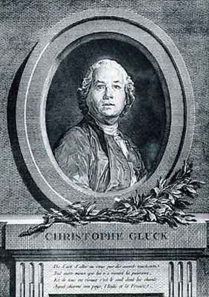 Portrait of Christoph Gluck German composer - view 1