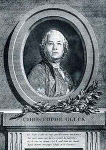 Portrait of Christoph Gluck German composer