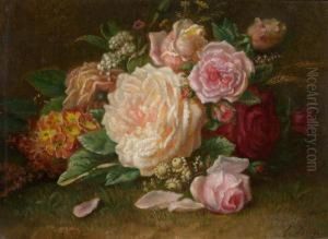 Floral Still Life. by Jean-Baptiste Robie