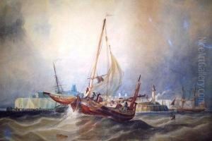 Ships Entering Dover Harbour