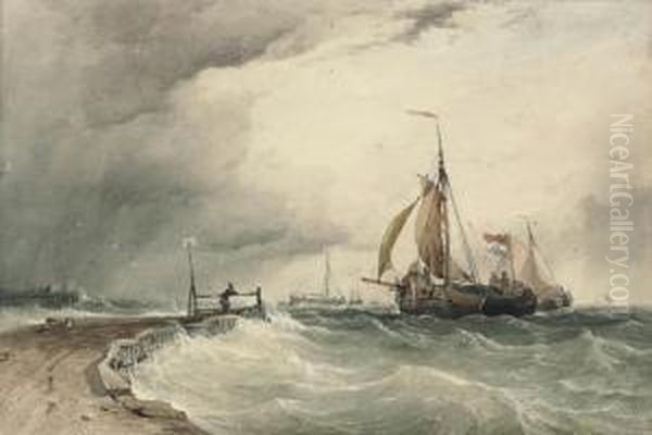 The Entrance To Flushing Harbour - view 1
