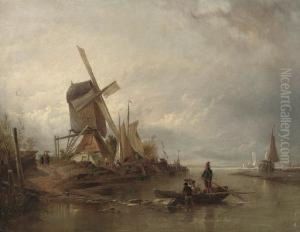 On The Estuary At Dusk