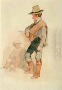 Labourer Milan by Thomas Sewell Robins