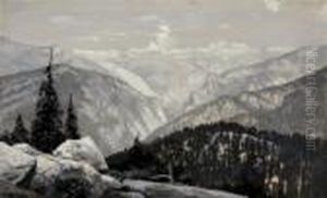 American, - King'sriver Canyon, 1891 King's River Canyon, Lookingnorth by Charles Robinson