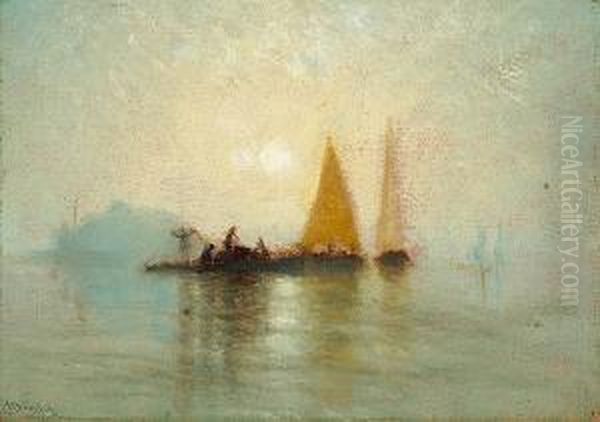 Misty Morning Sails, Corinthian Island - view 1